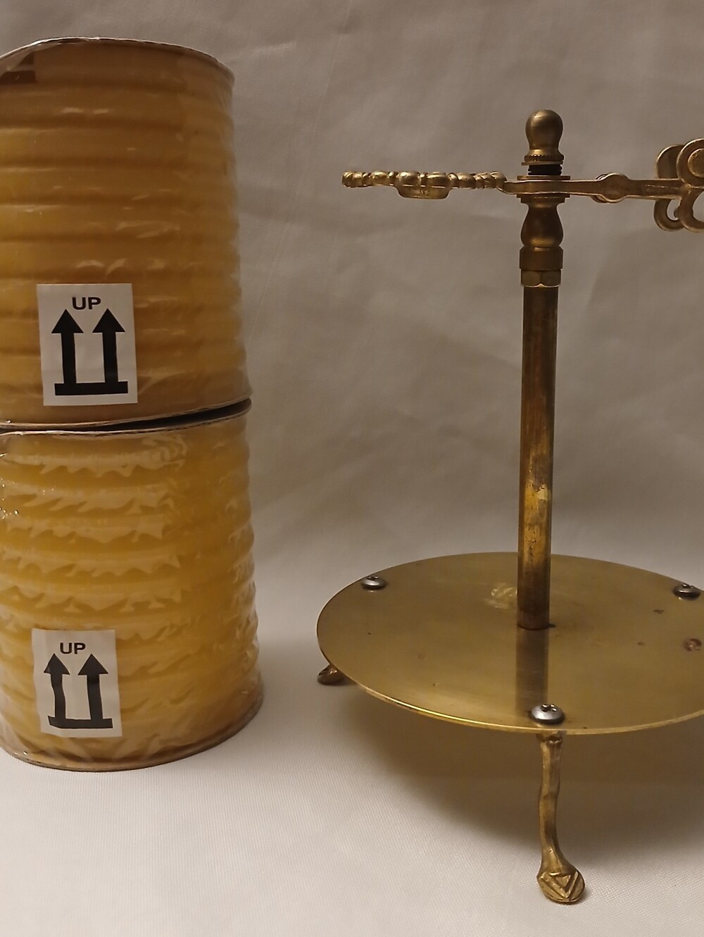 Brass Candle-By-The-Hour + Refills